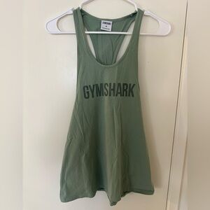 Gymshark men’s light green stringer Tank Top